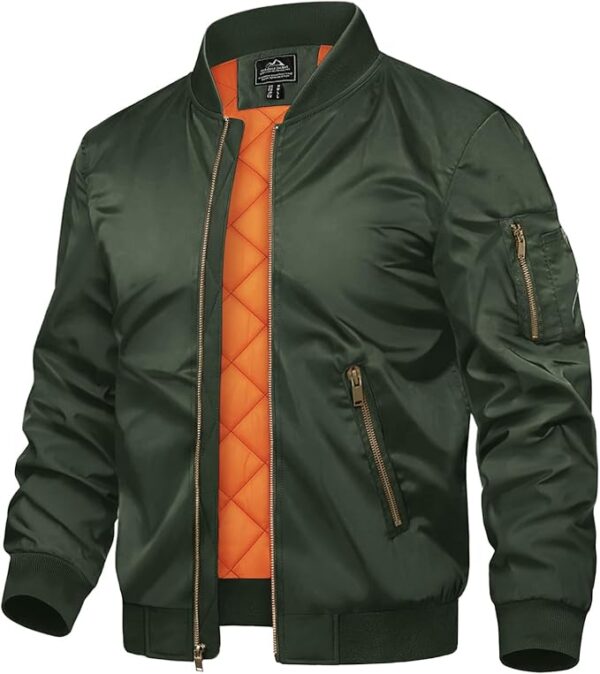 TACVASEN Men's Jackets-Bomber Jacket Fall Winter