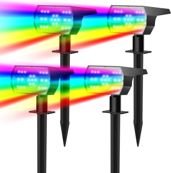 Lights Outdoor Waterproof IP68, Multicolor RGB Outdoor Lights
