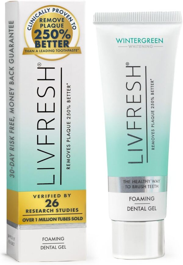 Toothpaste Gel, Clinically Proven to Remove Plaque 250% Better
