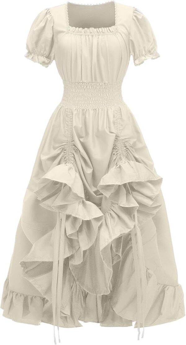 Women Renaissance Costumes Medieval Dress Victorian High Low Dress
