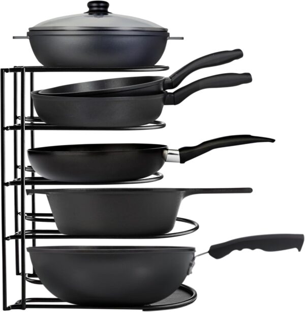 Heavy-Duty Pots and Pans Organizer | 5-Tier Cookware