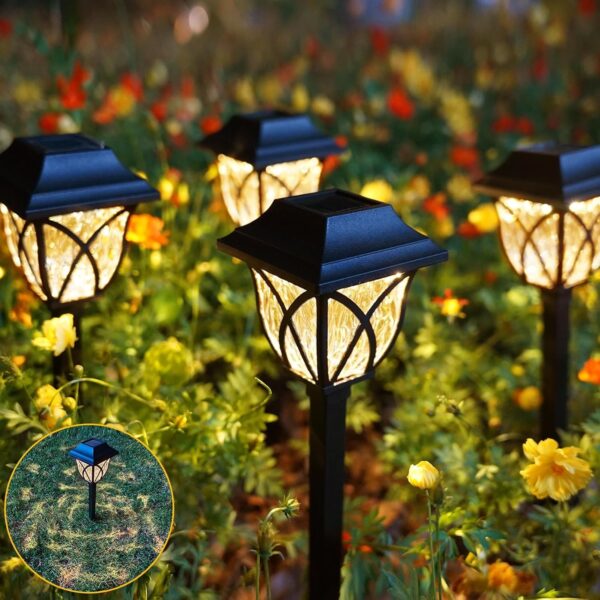 KAQ 8 Pack Solar Christmas Lights Outdoor Waterproof