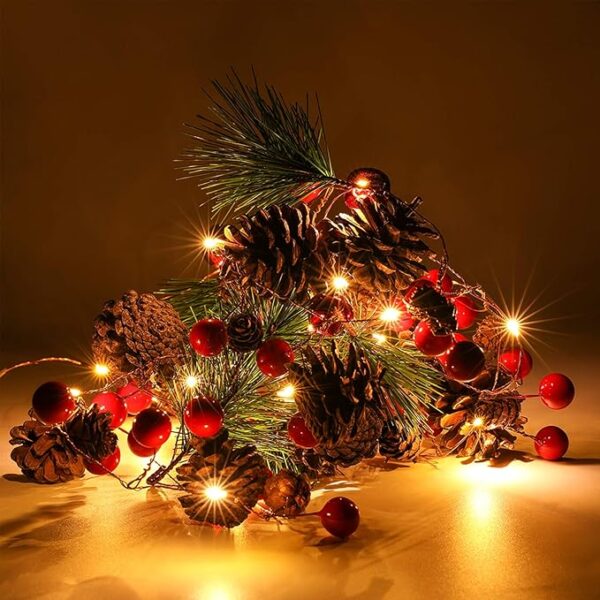 Luditek Christmas Garland with Lights,