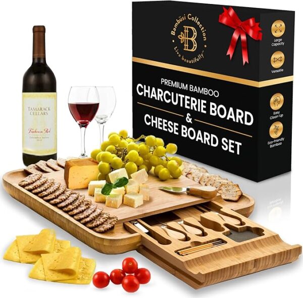 Charcuterie Gift Set with Knife for Entertaining for Women