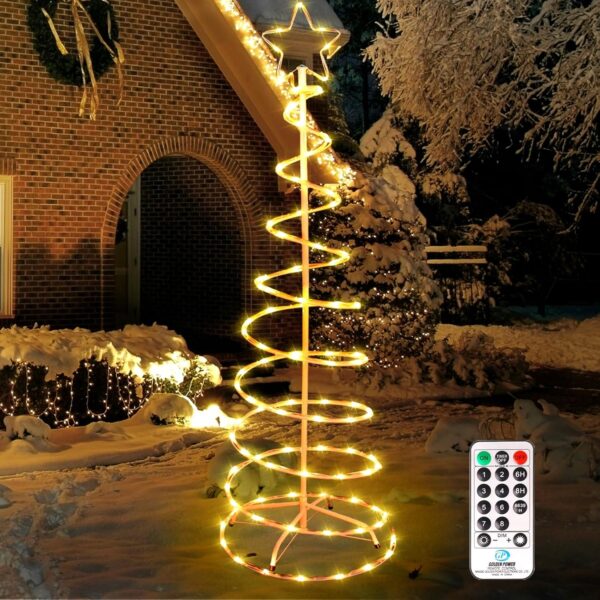 Lights Outdoor Lighted Tree with Remote Control Timer 8 Lighting Modes