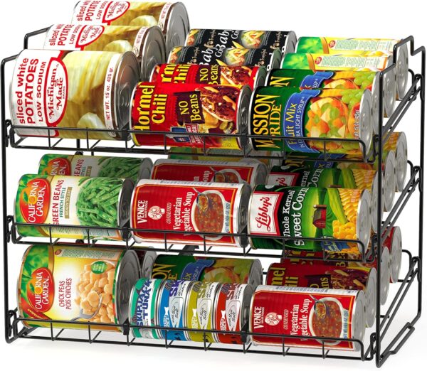 Brothers Stackable Can Rack Organizer for Kitchen