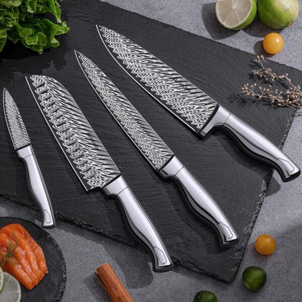 Knife Set, 15 Pieces Kitchen Knife Set