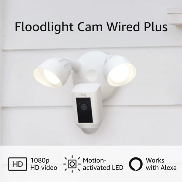 Ring Floodlight Cam Wired Plus with motion