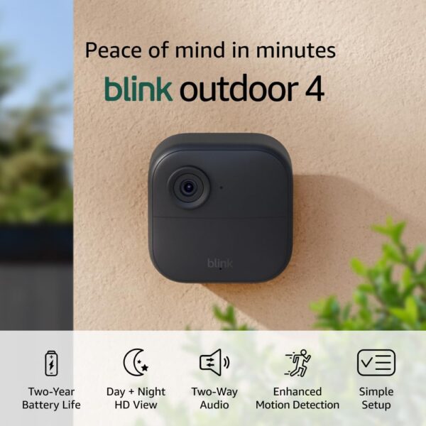 Blink Outdoor 4 [Newest Model] - Wireless smart home security