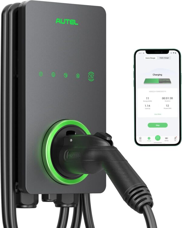 Autel Home Level 2 EV Charger up to 50Amp, 240V, Indoor