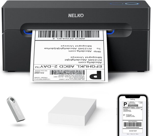 Shipping Label Printer, Wireless 4x6 Shipping Label Printer
