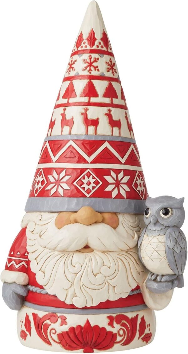 Enesco Jim Shore Heartwood Creek Nordic Noel Gnome Indoor