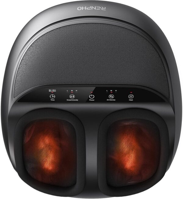 Foot Massager Machine with Heat, FSA HSA Eligible Shiatsu