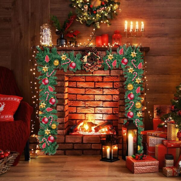 Incbruce 9 FT Artificial Christmas Garland Decorations