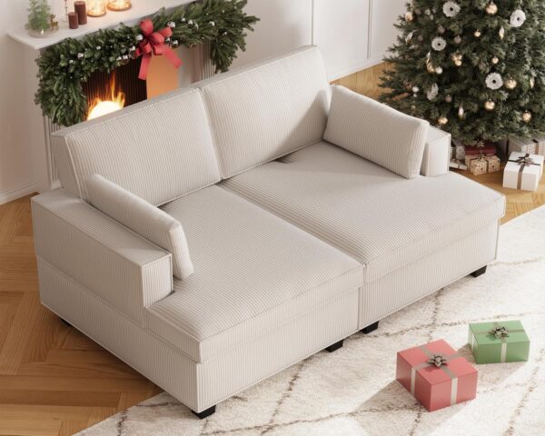 Oversized Loveseat Sofa, Comfy Living Room, Bedroom