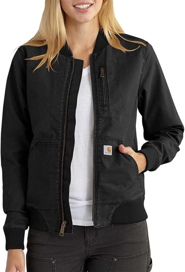 Women's Rugged Flex Relaxed Fit Canvas Jacket