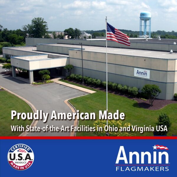 Annin Flagmakers American Flag All-Weather Nylon SolarGuard Nyl-Glo