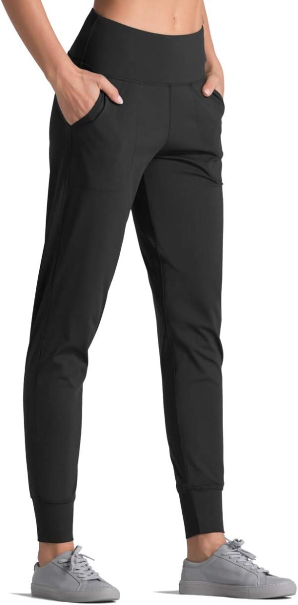 Women with Pockets,High Waist Workout Yoga Tapered Sweatpants Women's Lounge Pants