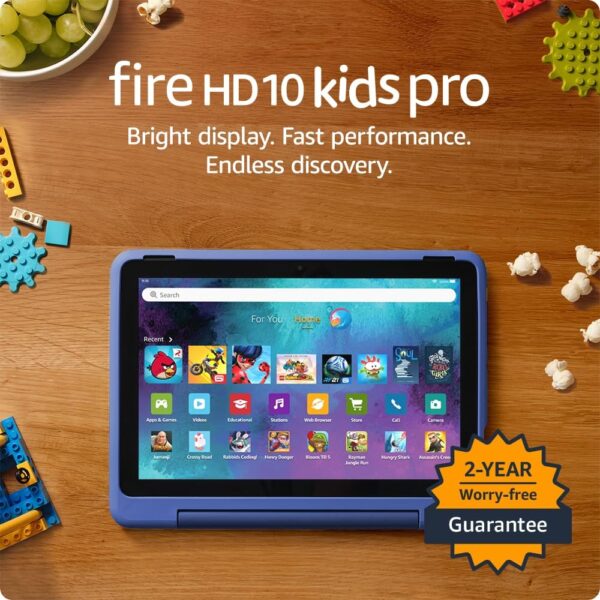 Amazon Fire HD 10 Kids Pro tablet (newest model) ages 6-12. Bright 10.1" HD screen